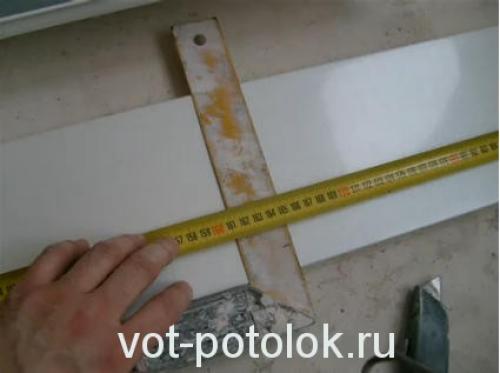 Реечный потолок в ванной установка. Расчет реечного потолка