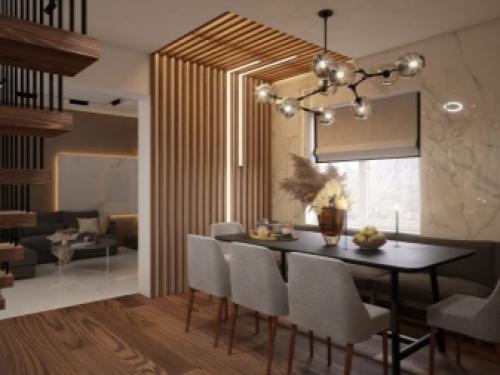 Какое расстояние должно быть между рейками декоративными. Декоративные рейки и шпонированные реечные перегородки 06