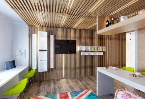 Деревянный реечный потолок своими руками. Все о монтаже и ремонте потолков своими руками