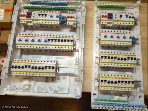 Расстояние между ДИН рейками в щитке. Электрический щиток Mistral 41W . Пример сборки.