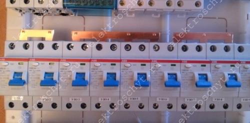 Расстояние между ДИН рейками в щитке. Электрический щиток Mistral 41W . Пример сборки.