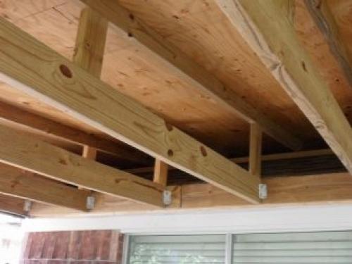 Способ усиления деревянной балки. Наращивание площади сечения балки 13