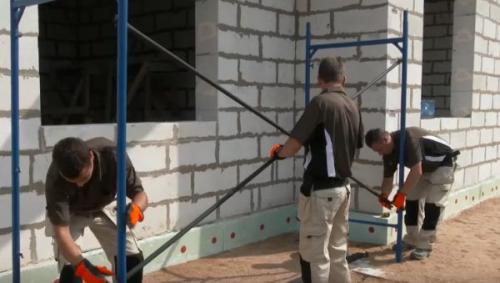 Утепление кирпичного дома пенопластом. Утепление стен снаружи пенопластом