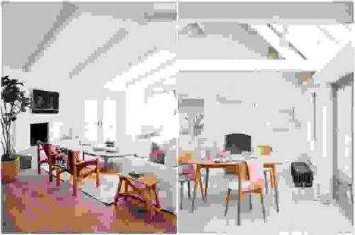 Белые потолочные балки в интерьере. Всё новое – это хорошо забытое старое 08