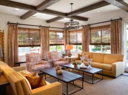 Как задекорировать балки в старом доме. Деревянные балки