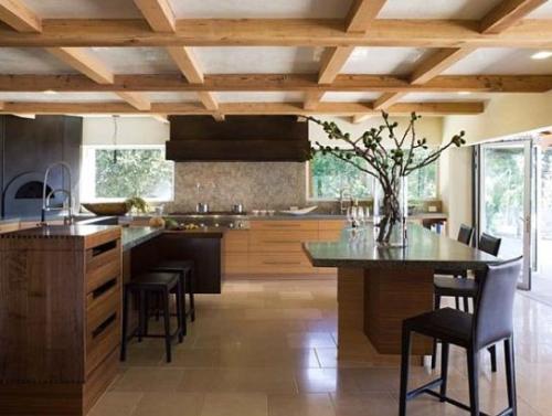 Как задекорировать балки в старом доме. Деревянные балки