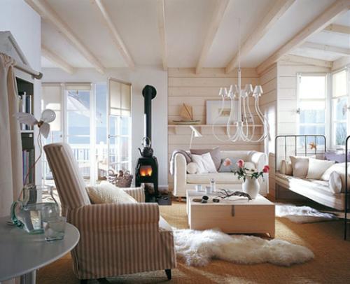 Как задекорировать балки в старом доме. Деревянные балки