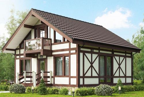 Доски для фахверка. Немецкий фасад дома в стиле фахверк своими руками