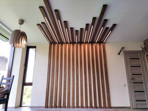 Рейки на стену под покраску. Варианты реализации идеи