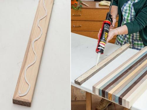 Как крепить деревянные рейки к стене. Монтаж декоративных реек на стены и потолок. 04