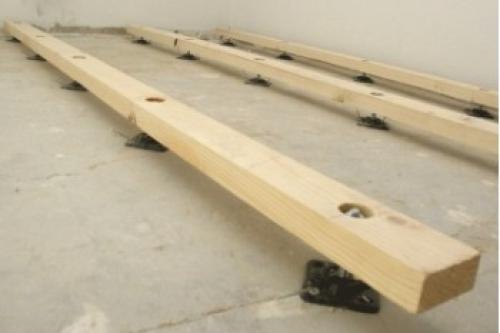 Чем крепить лаги к бетону. Как укладывать лаги на бетонный пол