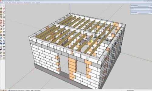 Крепление балок перекрытия к стенам из газобетона. Особенности монтажа деревянных балок перекрытий в газобетонном доме