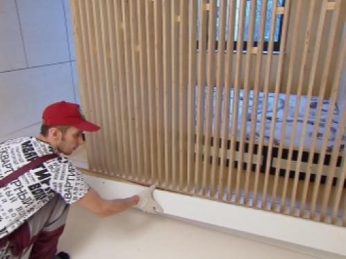 Перегородка из реек своими руками. Декоративная перегородка из реек своими руками