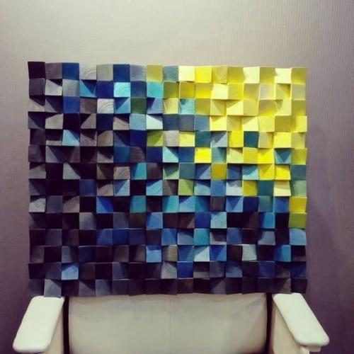 Панно из дерева на стену декоративное из брусков. Потрясающий декор стены за небольшие деньги – эффектное 3D панно из деревянных брусков