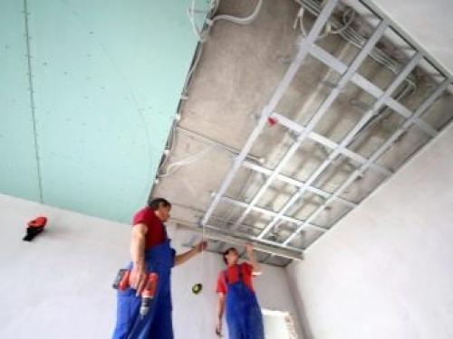 Отделка потолка гипсокартоном своими руками. Особенности 10