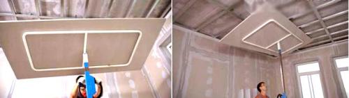 Самый ЛЕГКИЙ монтаж гипсокартон на потолок.. Как правильно крепить гипсокартон на потолок с каркасом? 10 Самый ЛЕГКИЙ монтаж гипсокартон на потолок.. Как правильно крепить гипсокартон на потолок с каркасом? 10
