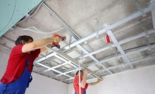 Что нужно для потолка из гипсокартона список. Обшивка потолка гипсокартоном – этапы монтажа