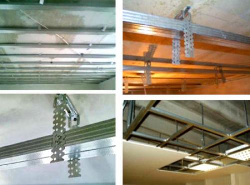 Подшивка потолка гипсокартоном по деревянным балкам. Установка гипсокартона на деревянный потолок с помощью металлического каркаса