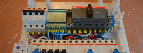 Расстояние между дин-рейками в щите. Электрический щиток Mistral 41W . Пример сборки.