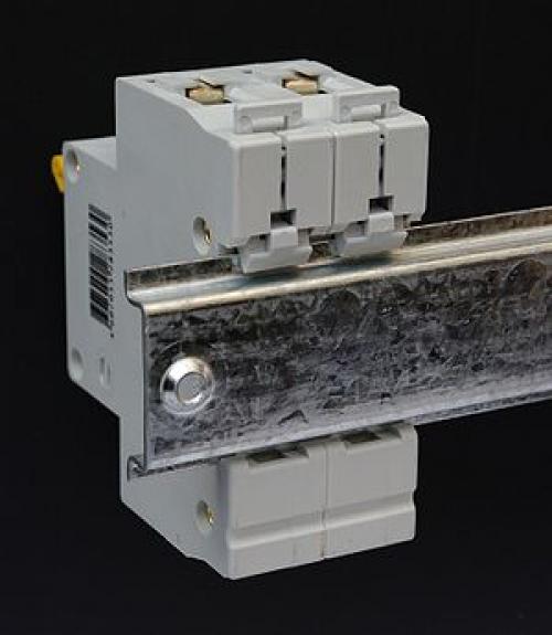 Способы крепления дин рейки. G-образная 08