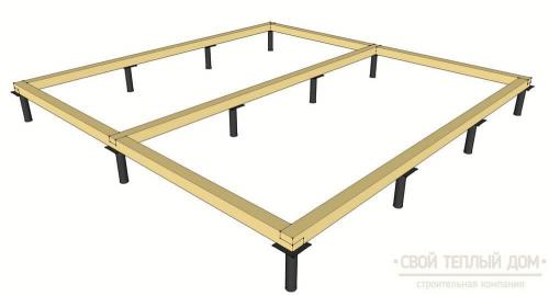 Крепление лаг к обвязке из бруса. Способы закрепления лаг на обвязке из бруса 15