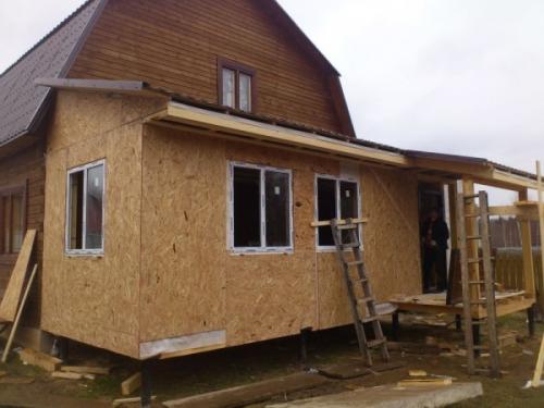 Металлокаркасная пристройка к дому. Особенности возведения пристройки