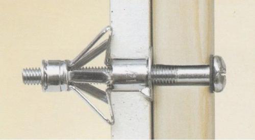 Дюбель бабочка для металла. Как используется крепеж-бабочка для гипсокартона