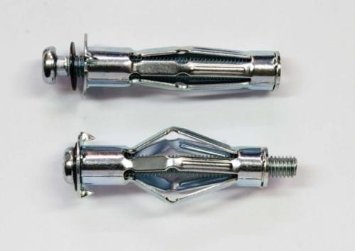 Дюбель-бабочка для бетона. Дюбель «бабочка» для гипсокартона: виды крепления, размеры